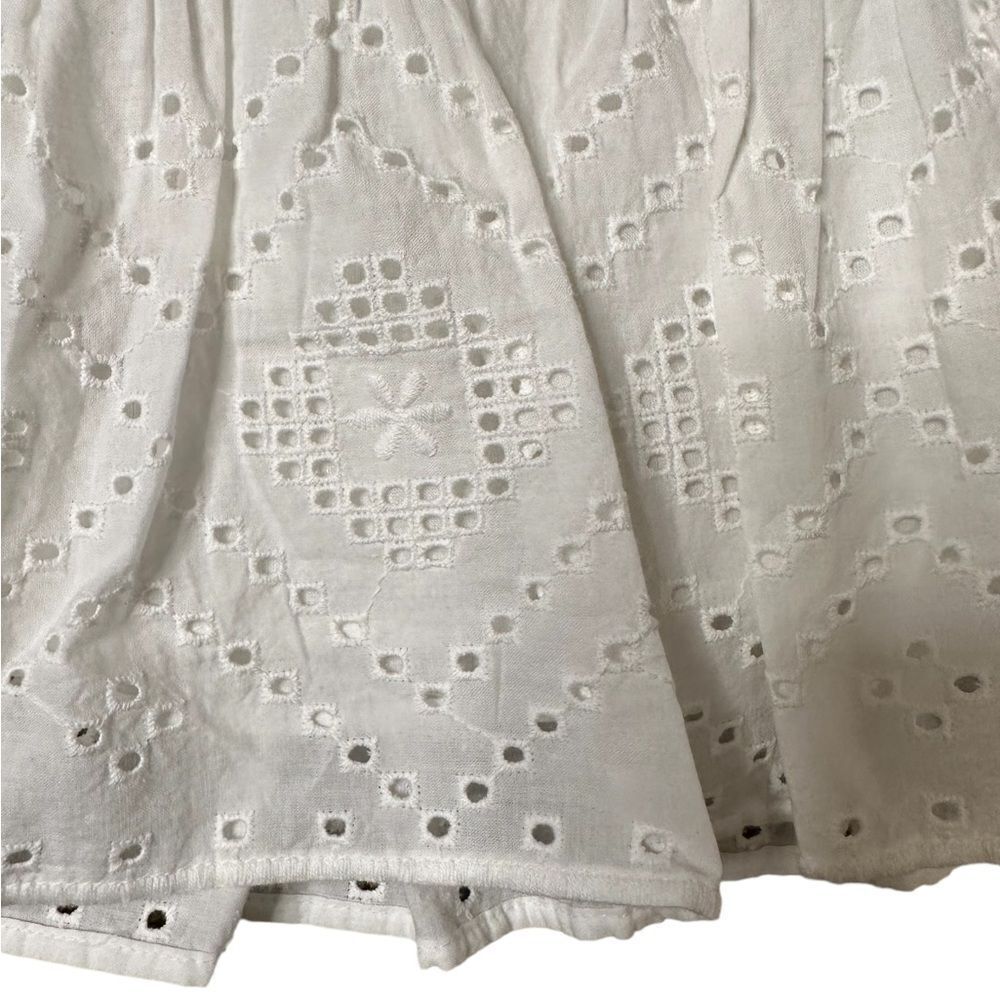 Madewell White Eyelet Ruffle Mini Skirt - Picture 6 of 14